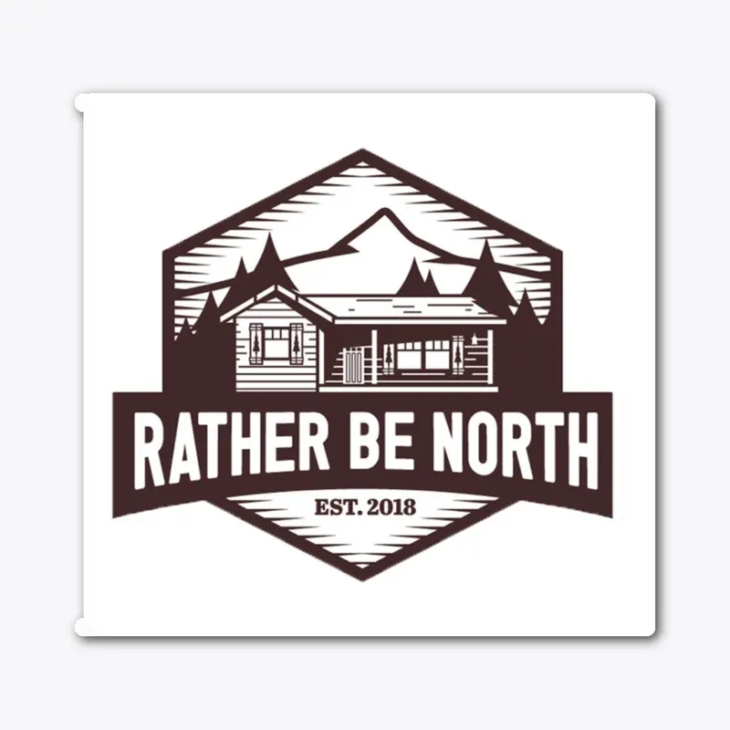 Rather Be North Sticker